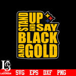 Pittsburgh Steelers Black Gold Svg Eps Dxf Png file