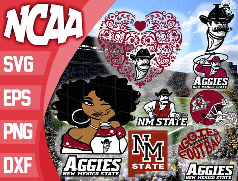 New Mexico State Aggies svg svg eps dxf png file, bundle ncaa svg, ncaa svg