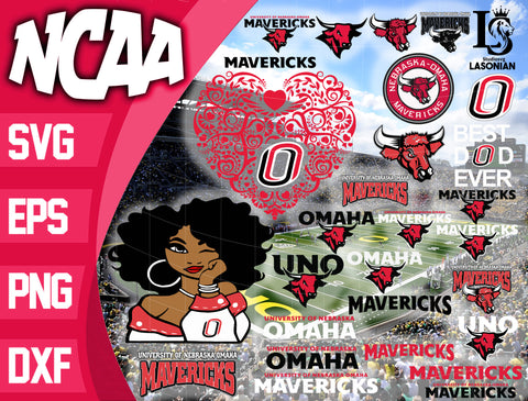 Omaha Mavericks svg,bundle Omaha Mavericks svg eps dxf png file, bundle ncaa svg, ncaa svg