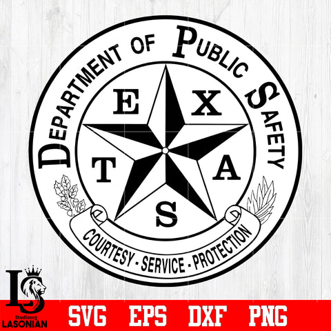 Los fresnos police department svg dxf eps png file – lasoniansvg