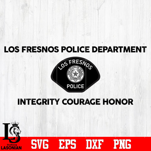 los fresnos police department svg dxf eps png file