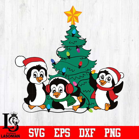 Penguin Christmas svg, christmas svg png, dxf, eps digital file