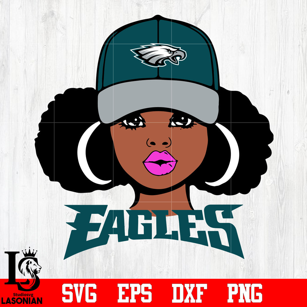 Philadelphia Eagles Girl svg,eps,dxf,png file