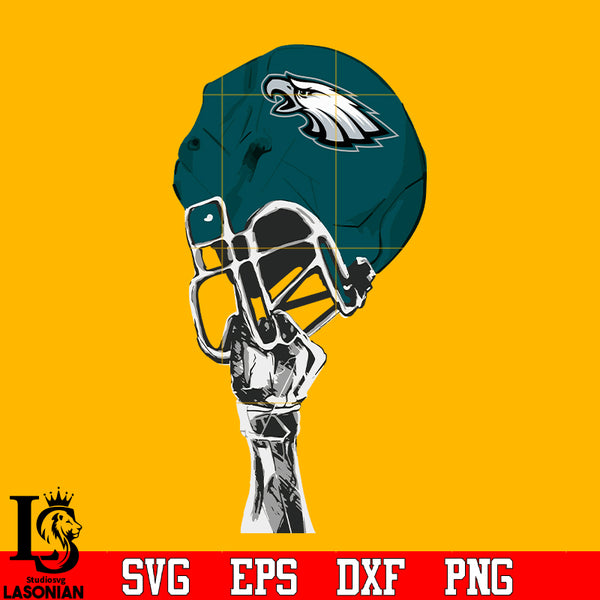 Philadelphia Eagles Heart Hand Svg Png online in USA