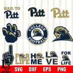 Bundle Logo Pittsburgh Panthers football svg eps dxf png file