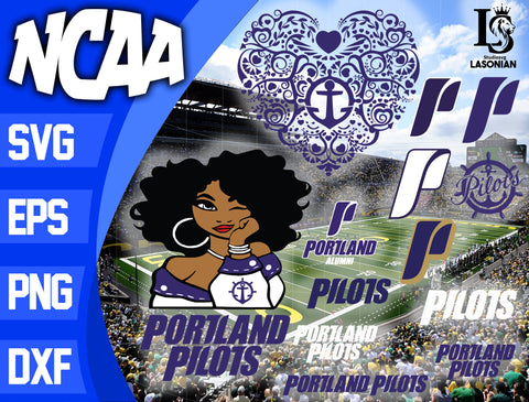 Portland Pilots svg,bundle Portland Pilots svg eps dxf png file, bundle ncaa svg, ncaa svg