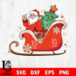 Retro Santa svg eps dxf png file , Digital download