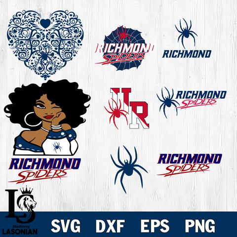 Bundle Richmond Spiders svg eps dxf png file