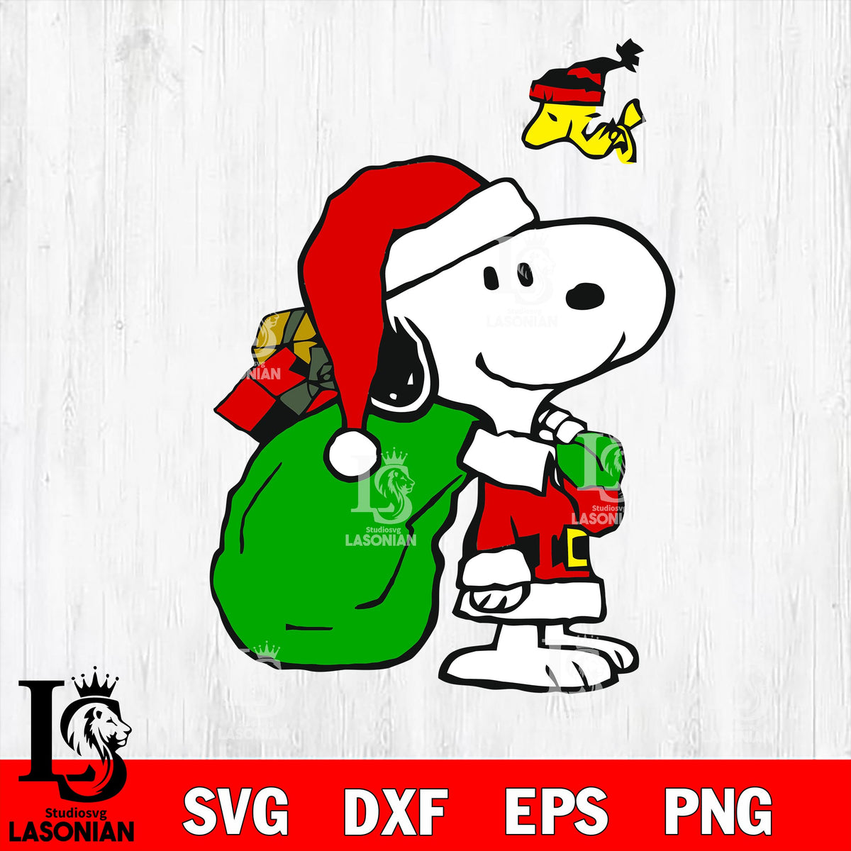 Snoopy Christmas svg eps dxf png file, digital download – lasoniansvg