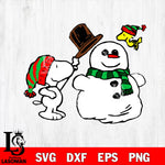 Snoopy Christmas svg eps dxf png file, digital download