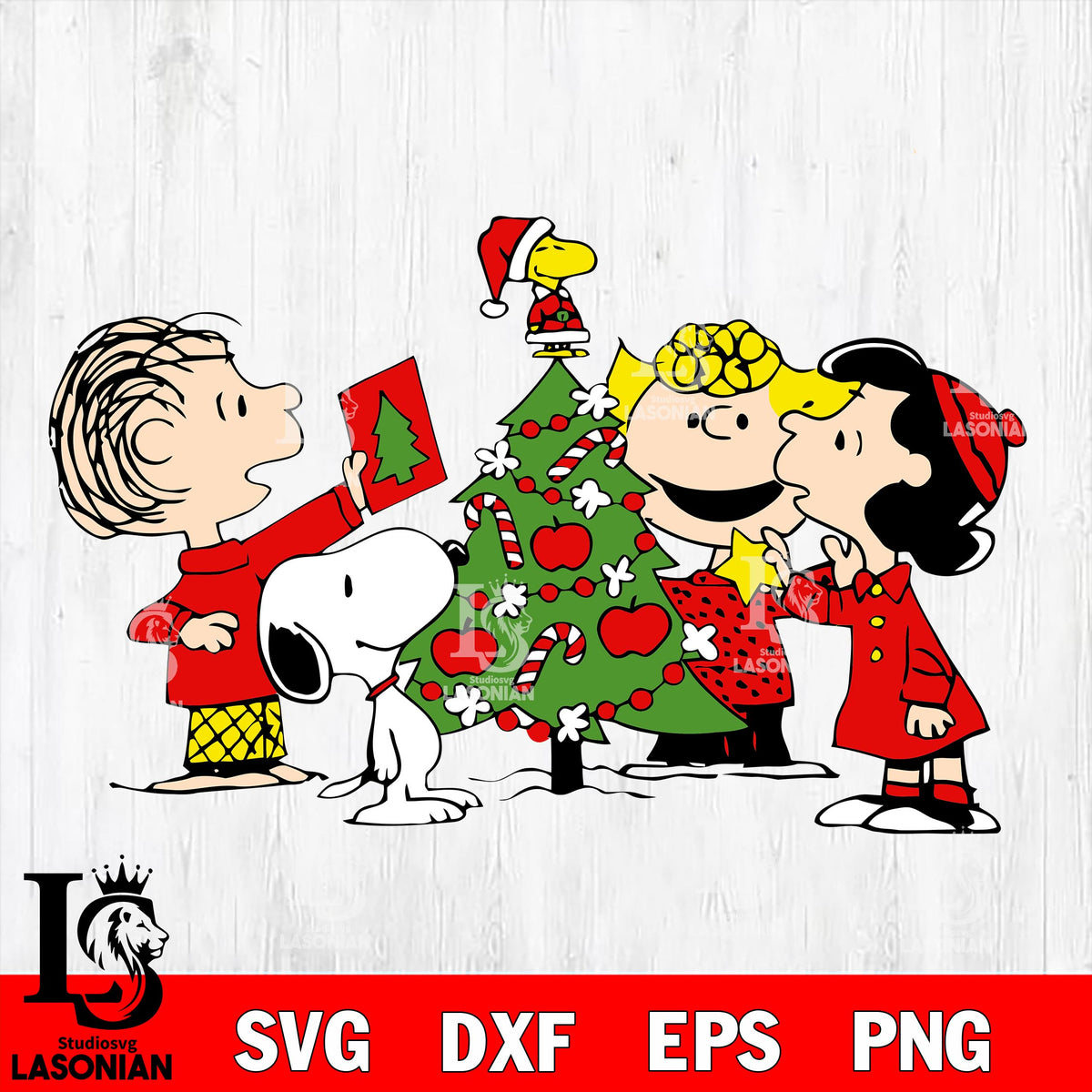 Snoopy Christmas svg eps dxf png file, digital download – lasoniansvg