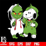 Snoopy and grinch kids svg, christmas svg, png, dxf, eps digital file