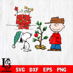 Snoopy Christmas svg eps dxf png file, Digital Download