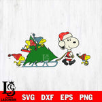 Snoopy Christmas svg eps dxf png file, Digital Download