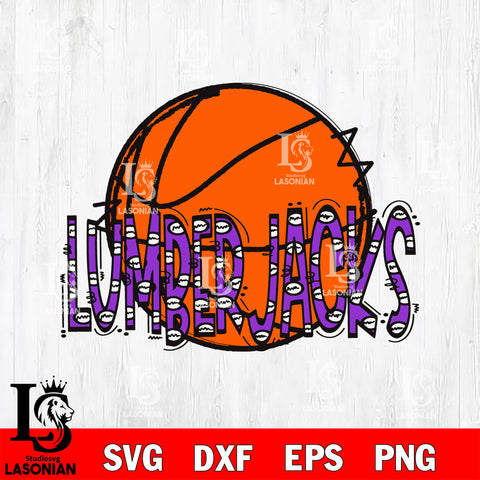 Stephen F. Austin Lumberjacks, ncaa  svg eps dxf png file