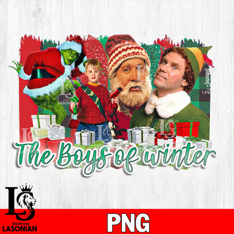 The boys of winter PNG file, digital download