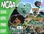 Bundle UAB Blazers svg eps dxf png file