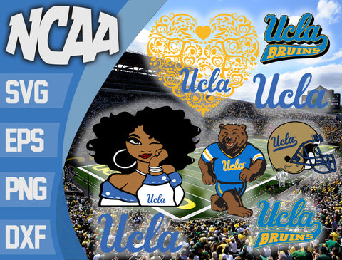 Bundle UCLA Bruins svg eps dxf png file