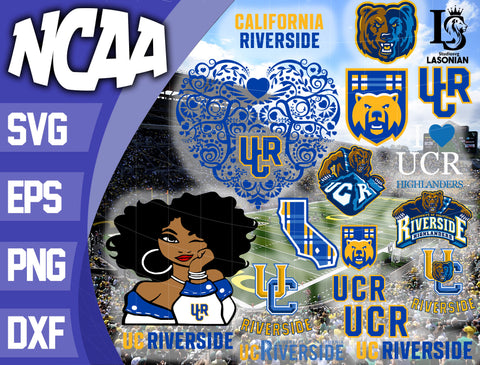 UC Riverside Highlanders svg eps dxf png file, bundle ncaa svg, ncaa svg