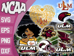 UL Monroe Warhawks svg eps dxf png file