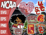 Bundle USC Trojans svg eps dxf png file