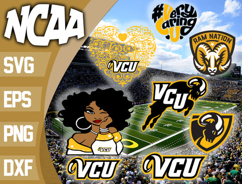 Bundle VCU Rams svg eps dxf png file