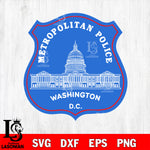 WASHINGTON DC police svg eps dxf png file