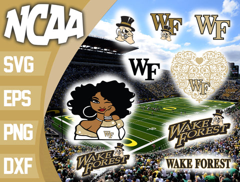 Wake Forest Demon Deacons svg eps dxf png file