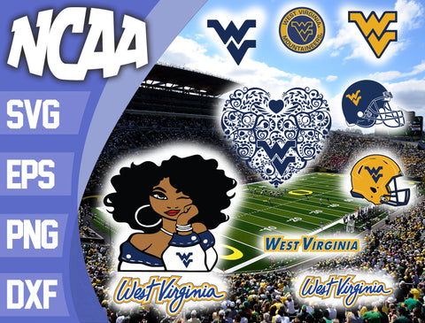 Bundle West Virginia Mountaineers svg eps dxf png file