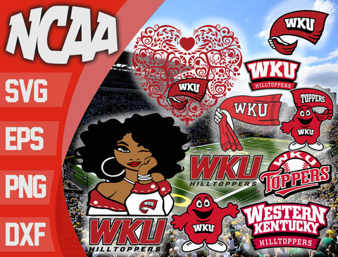 Bundle Western Kentucky Hilltoppers svg eps dxf png file