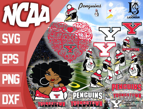 Youngstown State Penguins  svg,bundle Youngstown State Penguins svg eps dxf png file, bundle ncaa svg, ncaa svg