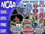 Arizona Wildcats svg svg eps dxf png file, bundle ncaa svg, ncaa svg