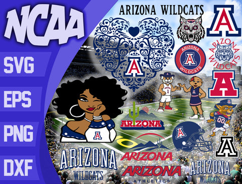 Arizona Wildcats svg svg eps dxf png file, bundle ncaa svg, ncaa svg