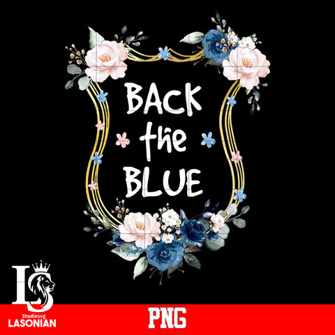 back the blue png file