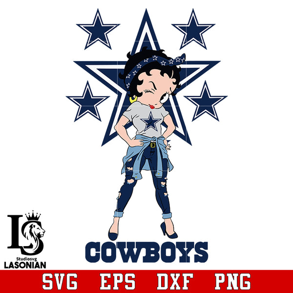 Buy White Betty Boop Dallas Cowboys Shirt For Free Shipping CUSTOM XMAS  PRODUCT COMPANY