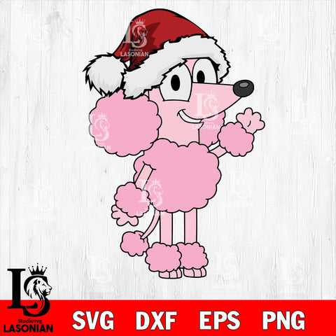 bluey christmas 10 svg eps dxf png file, digital download