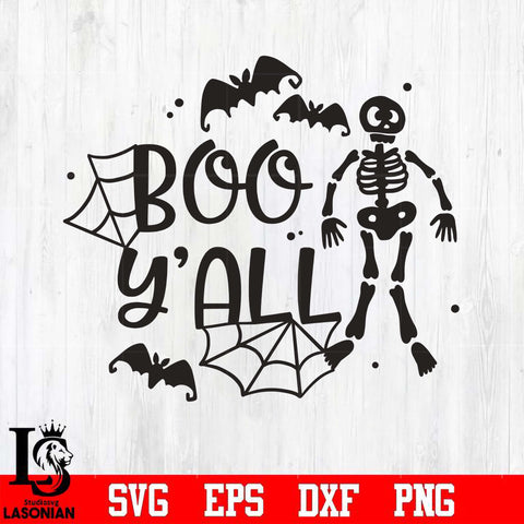 boo yall svg dxf eps png file