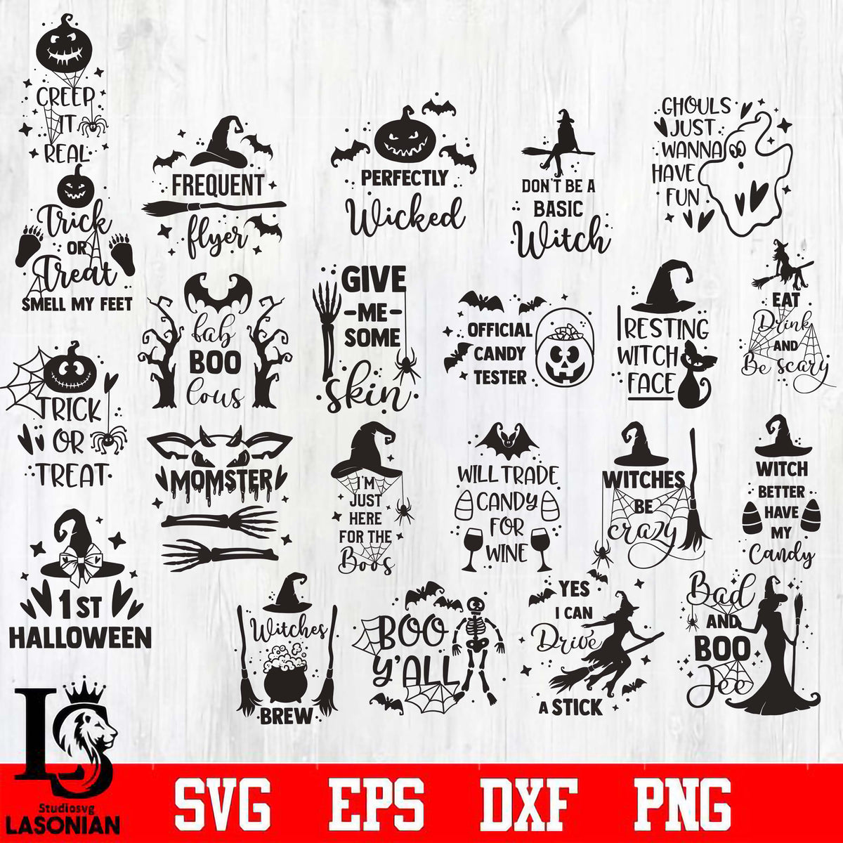 halloween svg bundle SVG DXF PNG FILE – lasoniansvg