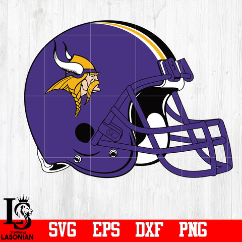 helmet  Minnesota Vikings svg,eps,dxf,png file