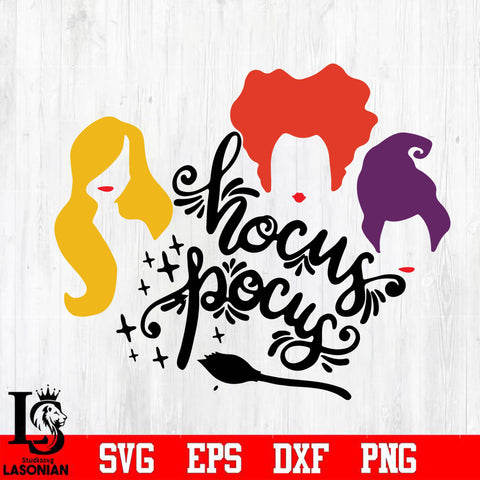 hocus pocus svg png dxf file