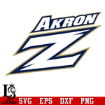 logo Akron Zips svg,dxf,eps,png file