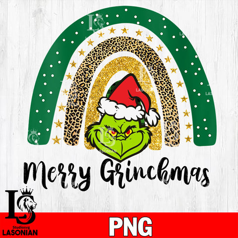 merry christmas raibow PNG file, digital download