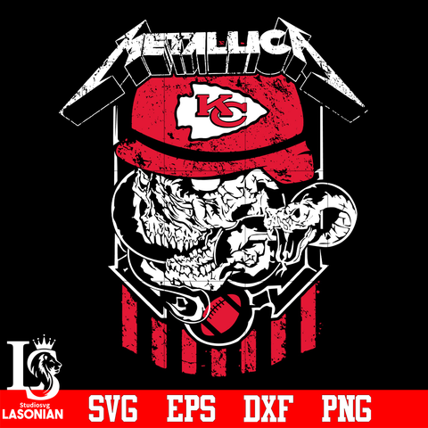 metallica NFL Svg Dxf Eps Png file