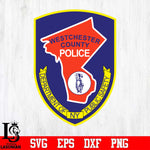 Westchester County Police Department NY Public Safety Badge svg eps dxf png file