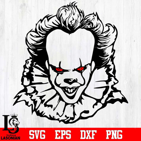 pennywise 2 svg dxf eps png file