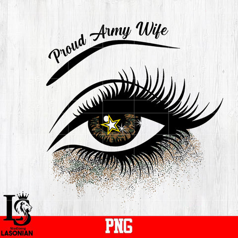 proud army wife png file