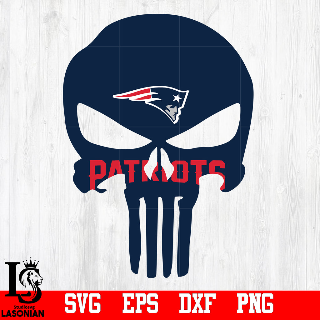 New England PATRIOTS Skull SVG Patriots Svg Patriots Svg Files For