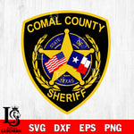 sheriff comal county police svg eps dxf png file