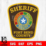 sheriff fort bend county police svg eps dxf png file