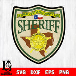 sheriff gelveston county police svg eps dxf png file